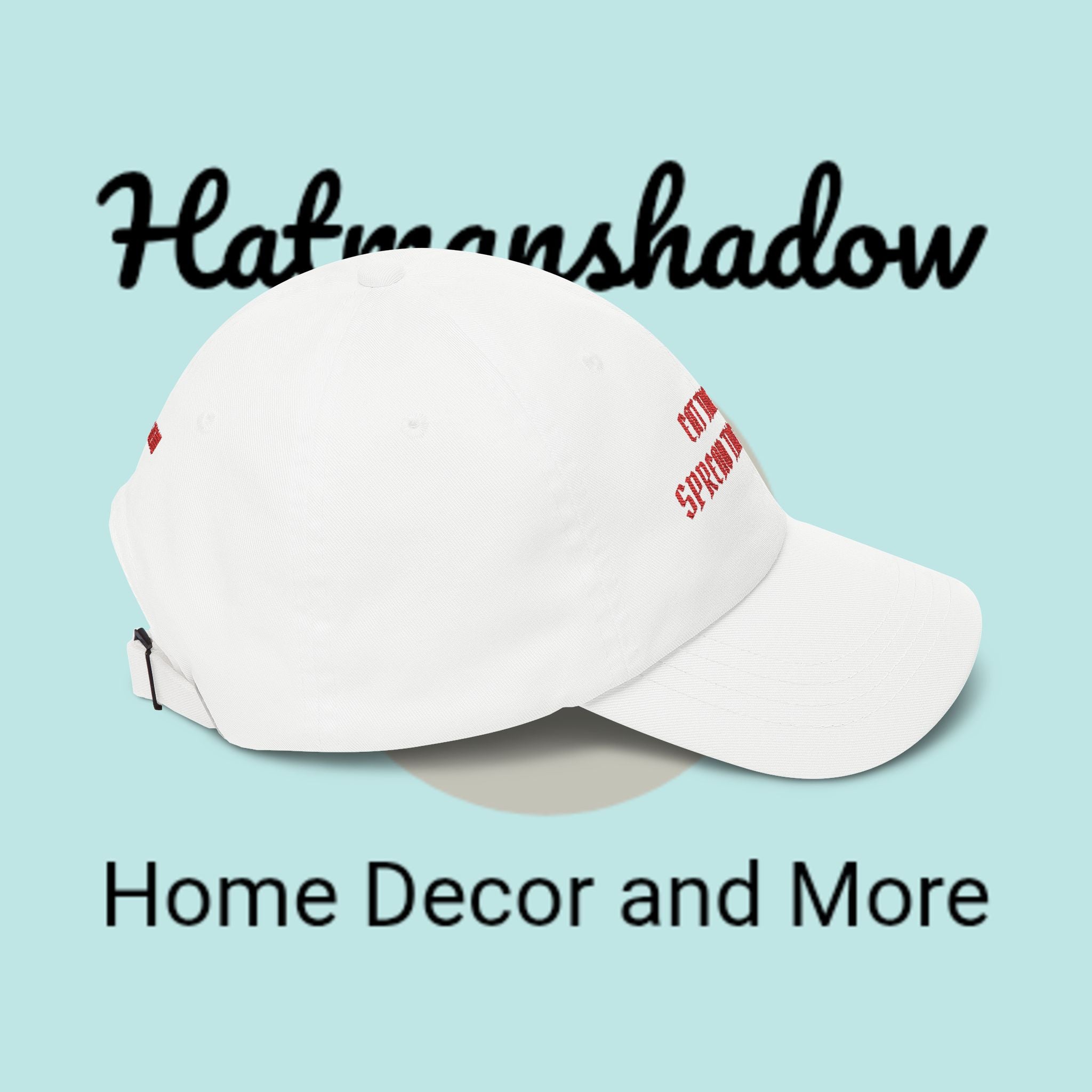 Dad Cap — "Eat The Rich, Spread The Wealth" Embroidered Political Statement Hat