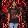 Death Rooster T-Shirt — "Murder Death Rooster" Dark Metal Graphic Tee