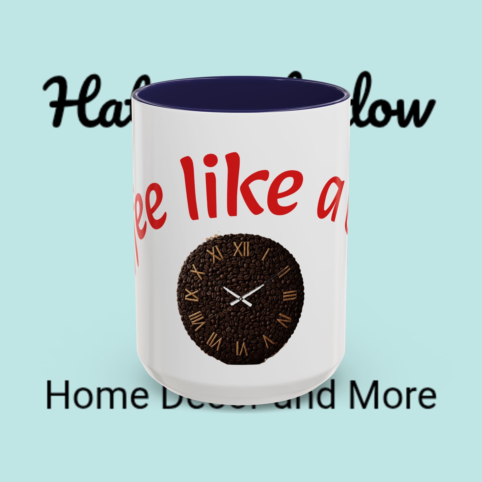 Boss Vibes Accent Coffee Mug — 'Coffee like a boss' Motivational Office Mug (11/15oz)