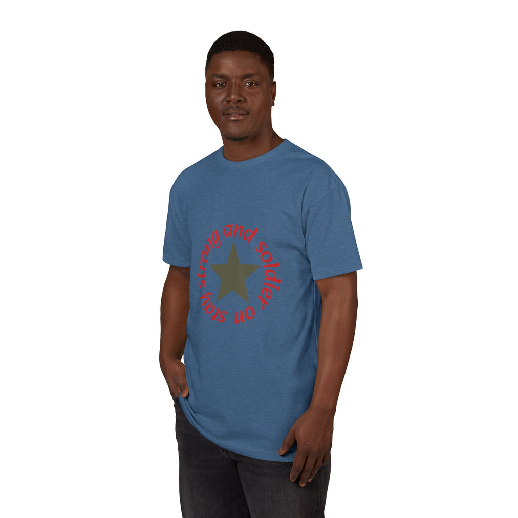 Strong and Solid: Star Graphic T-Shirt — Inspirational Casual Tee