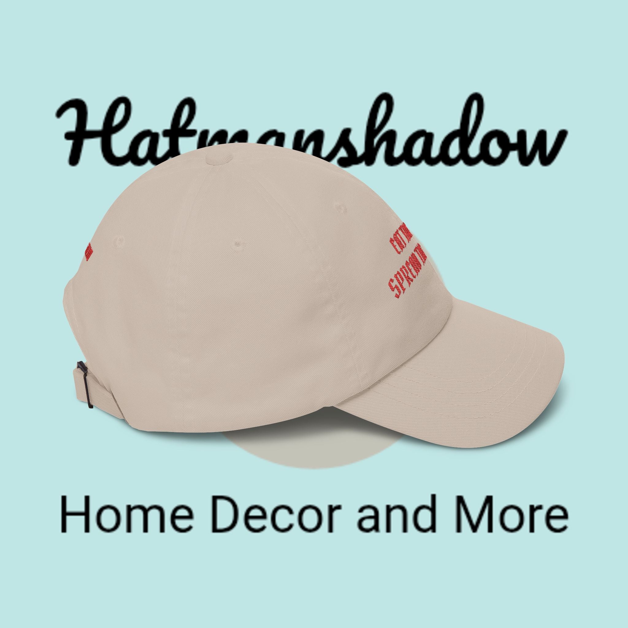 Dad Cap — "Eat The Rich, Spread The Wealth" Embroidered Political Statement Hat