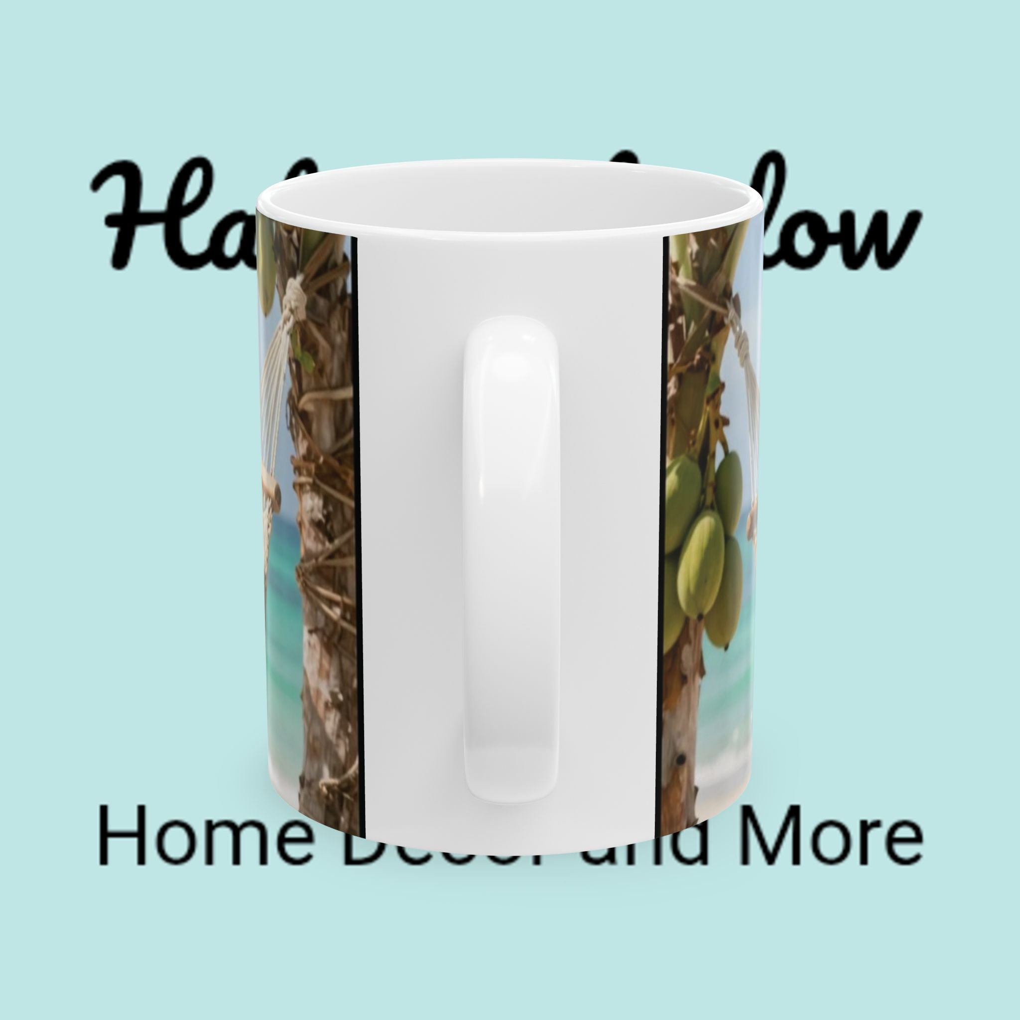 Tropical Gorilla Coffee Mug — Beach Drink Design Ceramic Mug (11oz, 15oz)