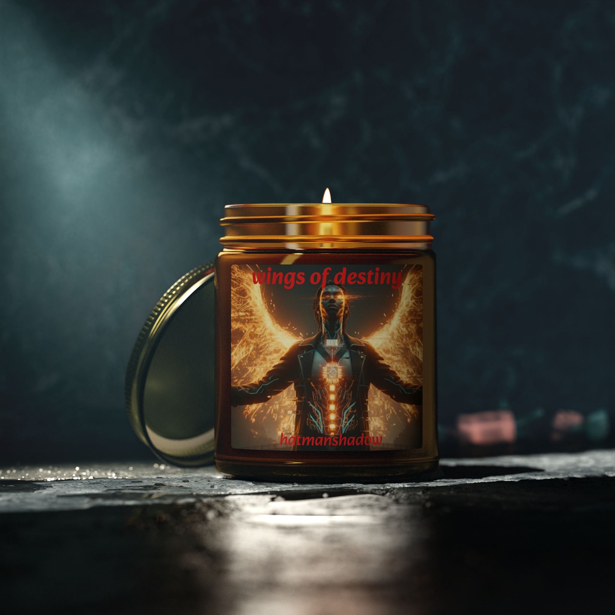Scented Candle — Wings of Destiny (Coconut Apricot, 4oz & 9oz)
