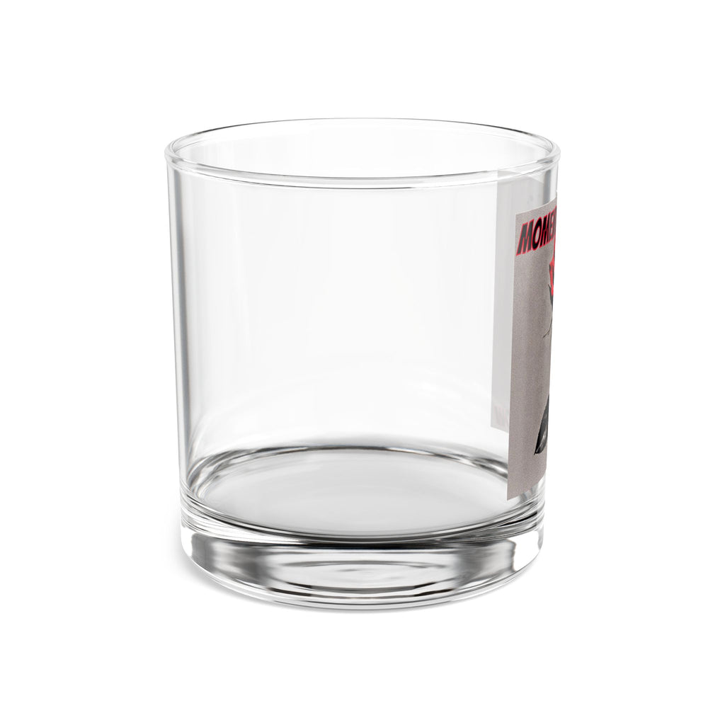 Moments Red Rose Rocks Glass — 10oz Whiskey Tumbler with 'MOMENTS' Design