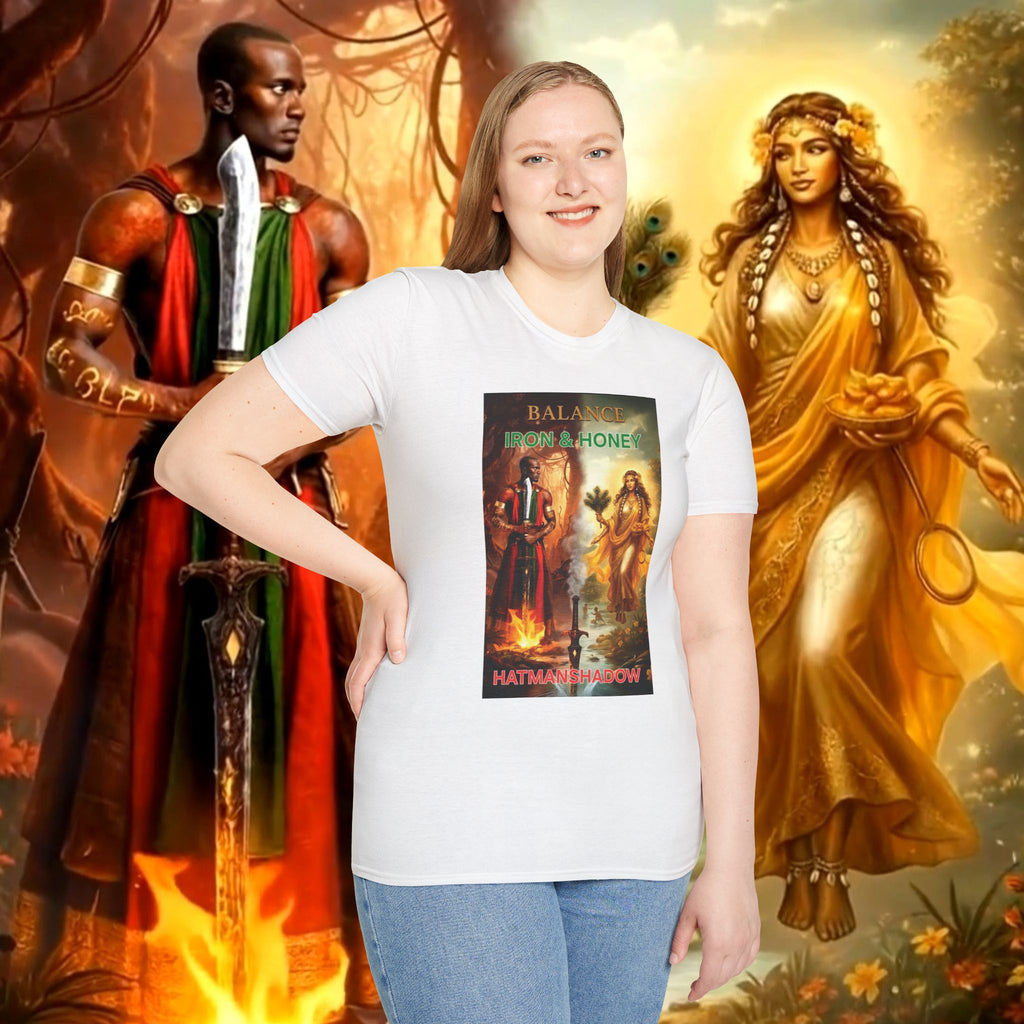 T-Shirt — 'Balance from a Honey' Spiritual Art Graphic Tee