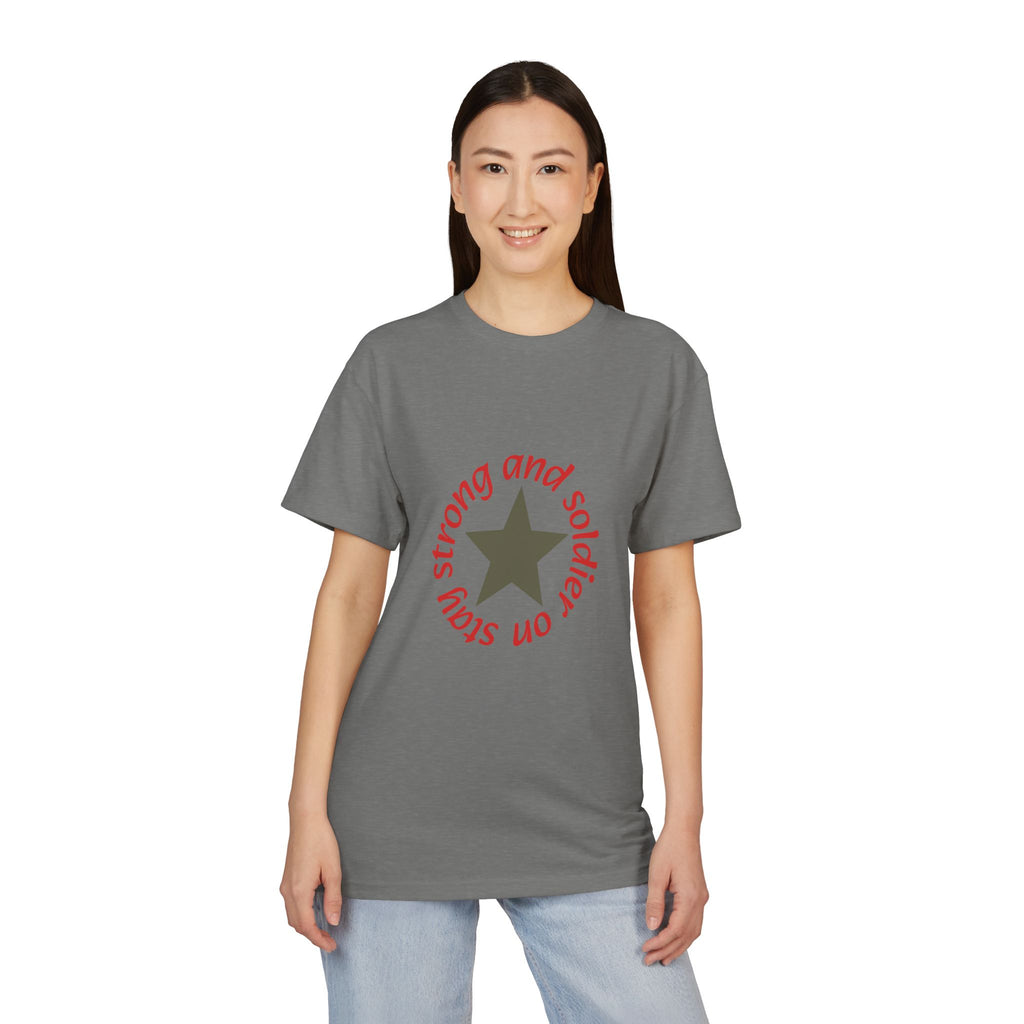 Strong and Solid: Star Graphic T-Shirt — Inspirational Casual Tee
