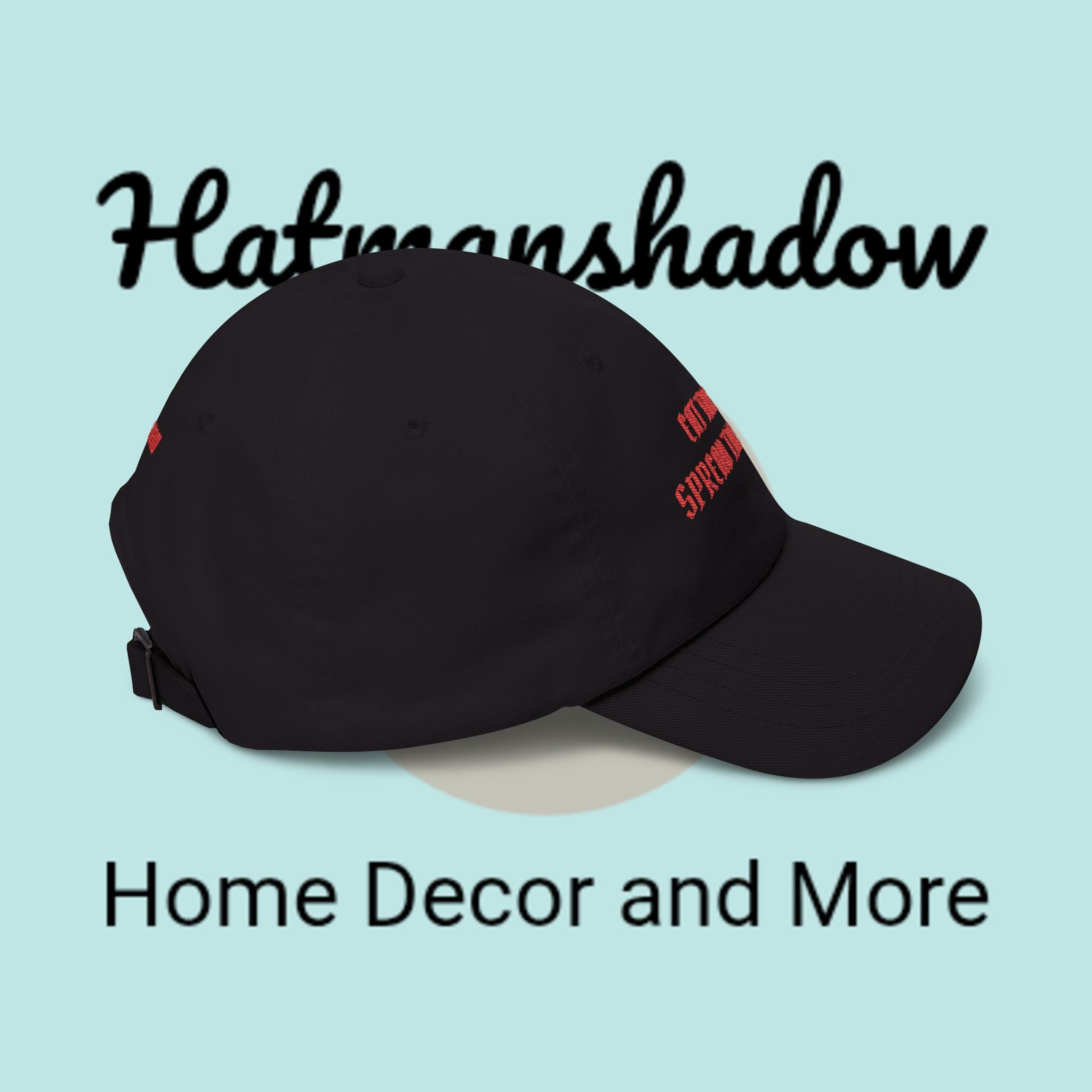 Dad Cap — "Eat The Rich, Spread The Wealth" Embroidered Political Statement Hat