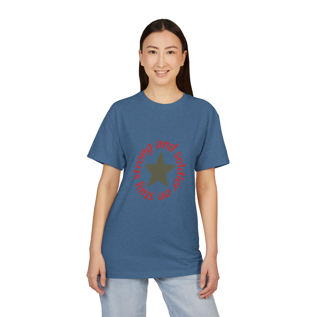 Strong and Solid: Star Graphic T-Shirt — Inspirational Casual Tee