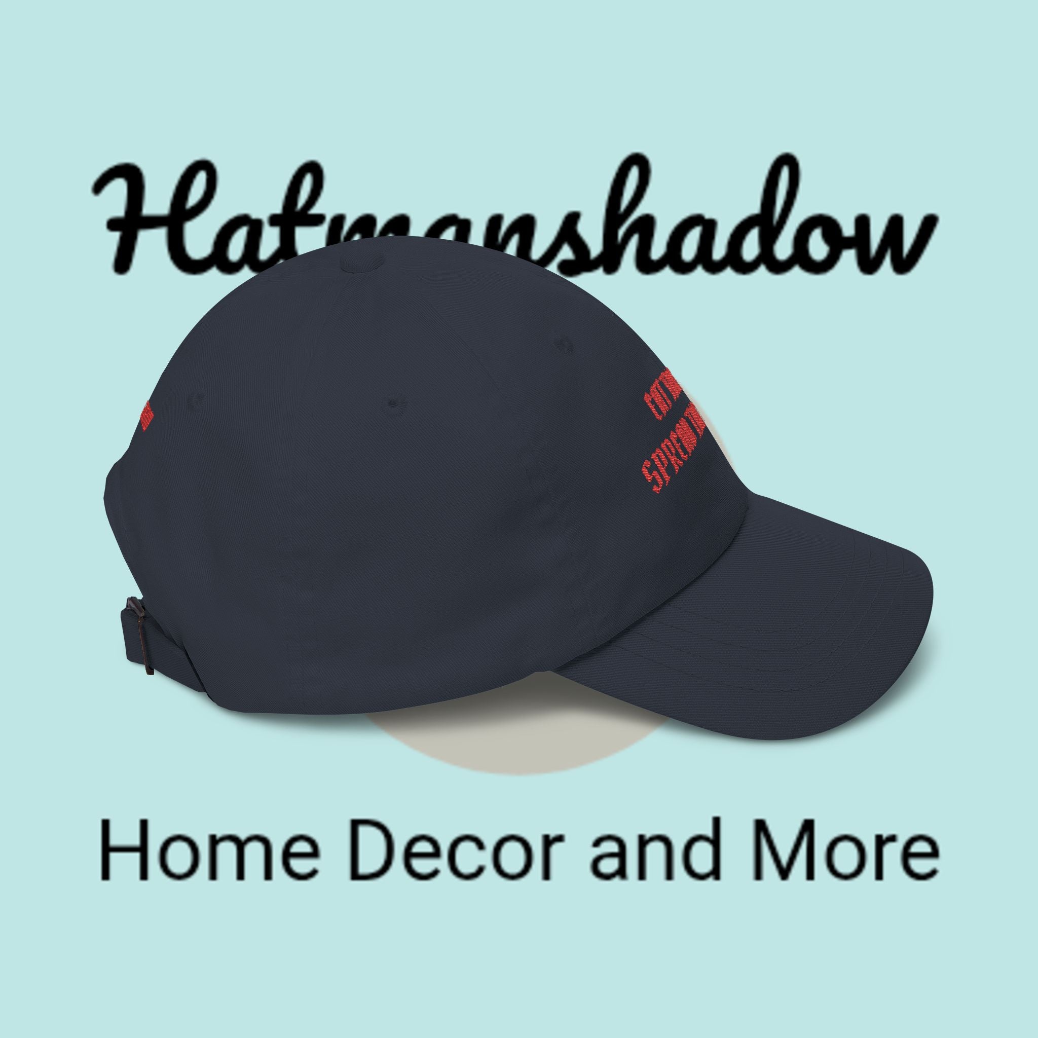 Dad Cap — "Eat The Rich, Spread The Wealth" Embroidered Political Statement Hat