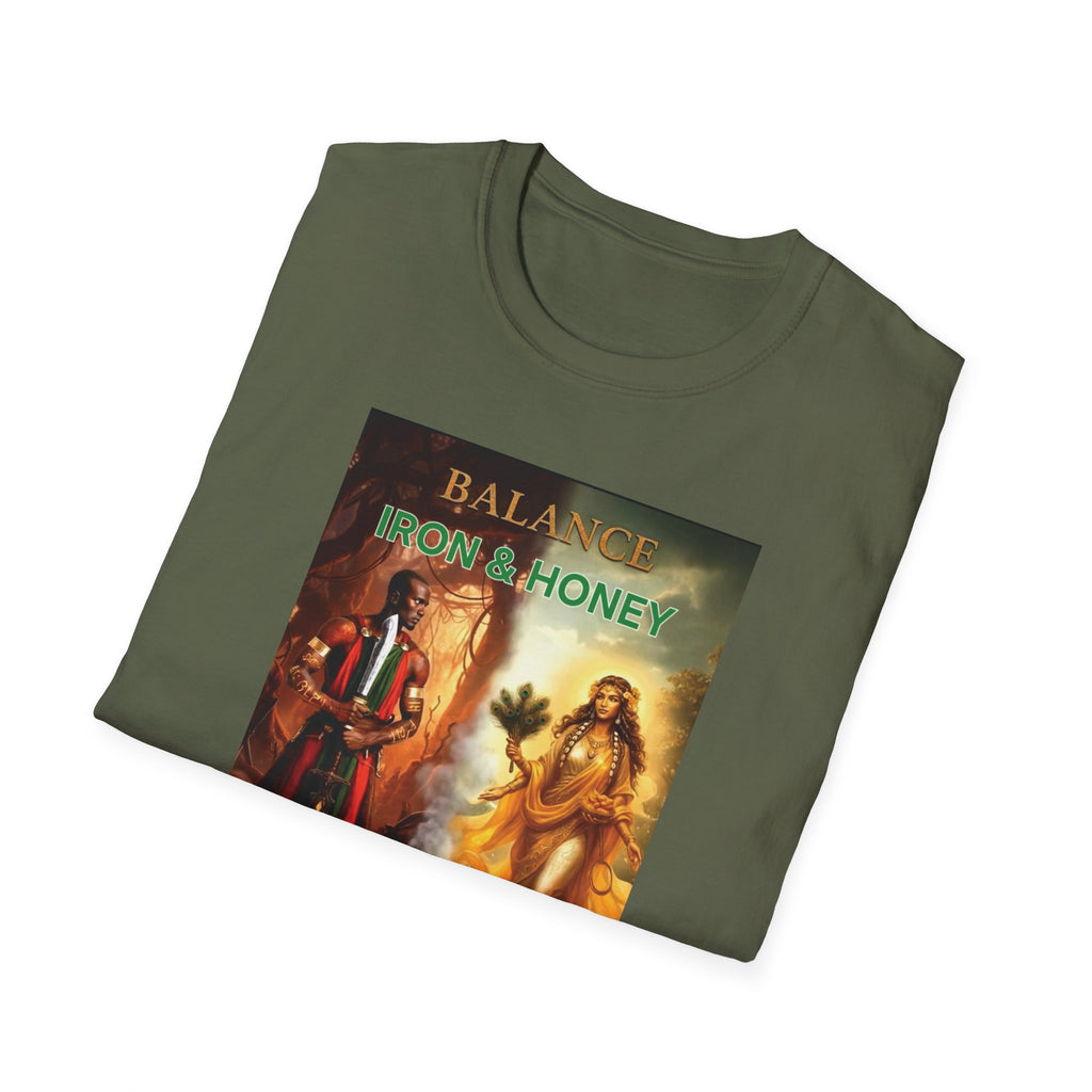 T-Shirt — 'Balance from a Honey' Spiritual Art Graphic Tee
