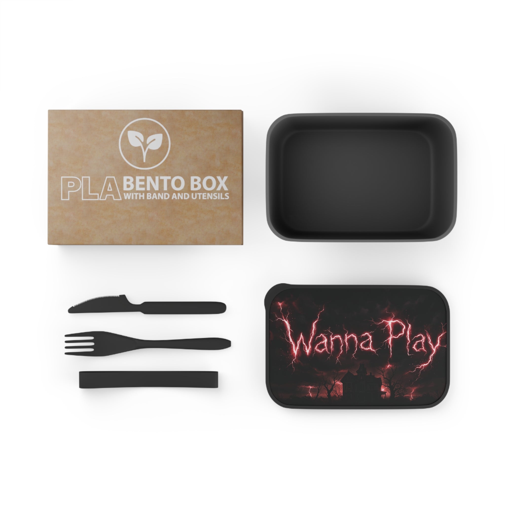 Wanna Play? Horror Bento Box with Band & Utensils