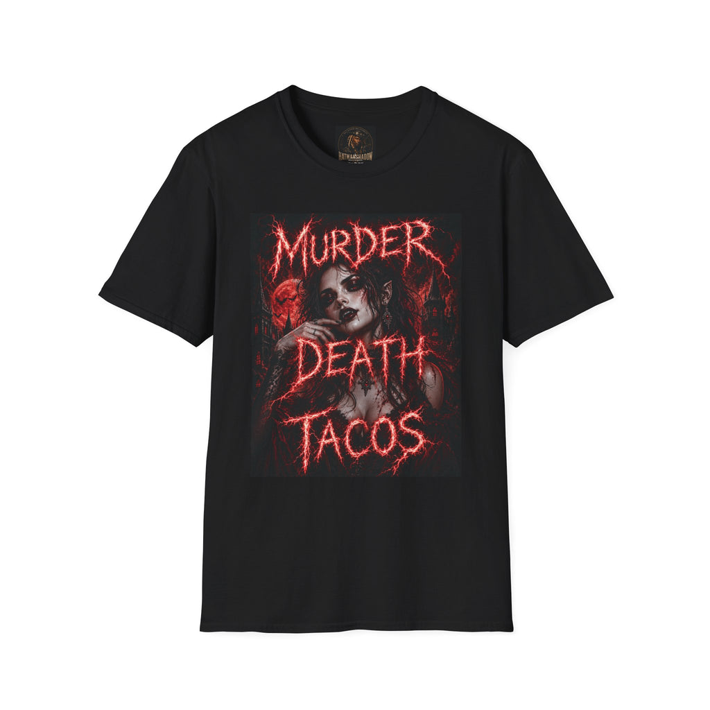 Murder Death Tacos T-Shirt — Gothic Horror Graphic Tee