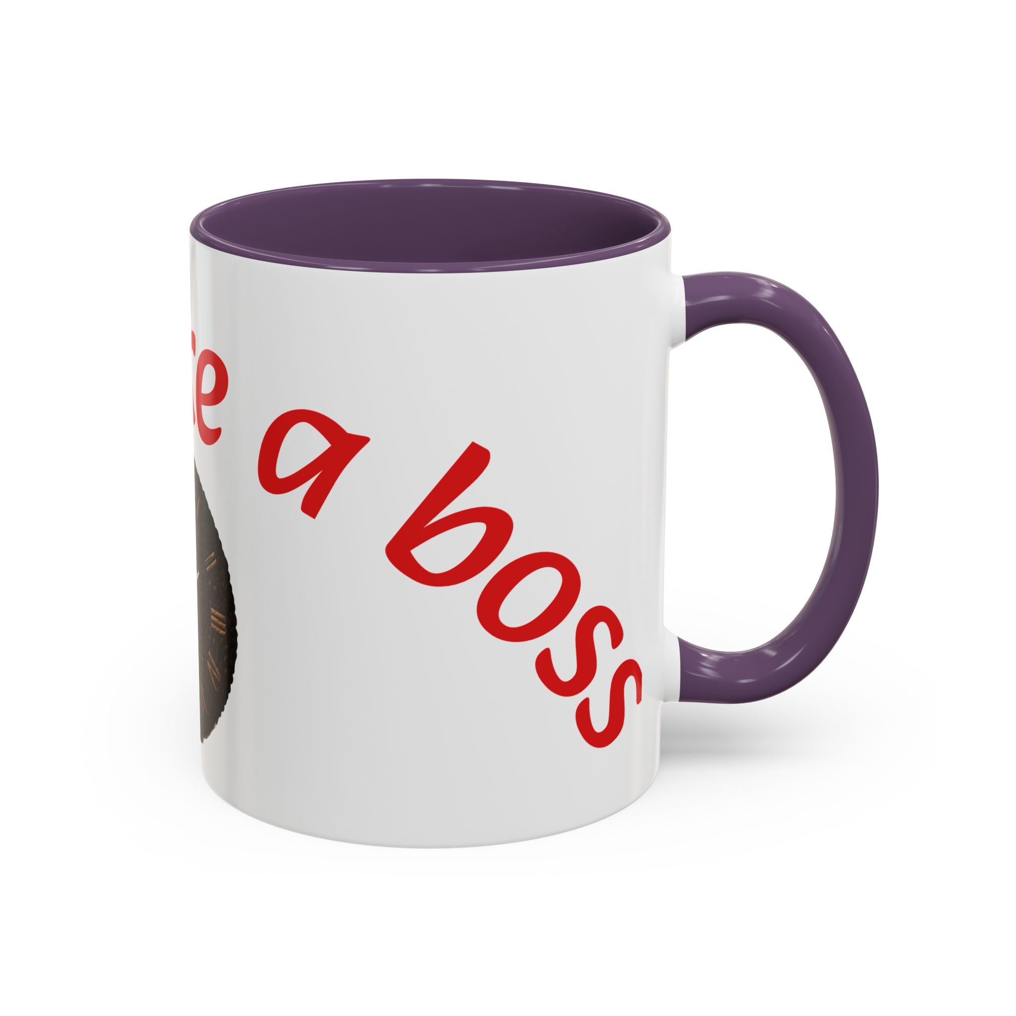 Boss Vibes Accent Coffee Mug — 'Coffee like a boss' Motivational Office Mug (11/15oz)