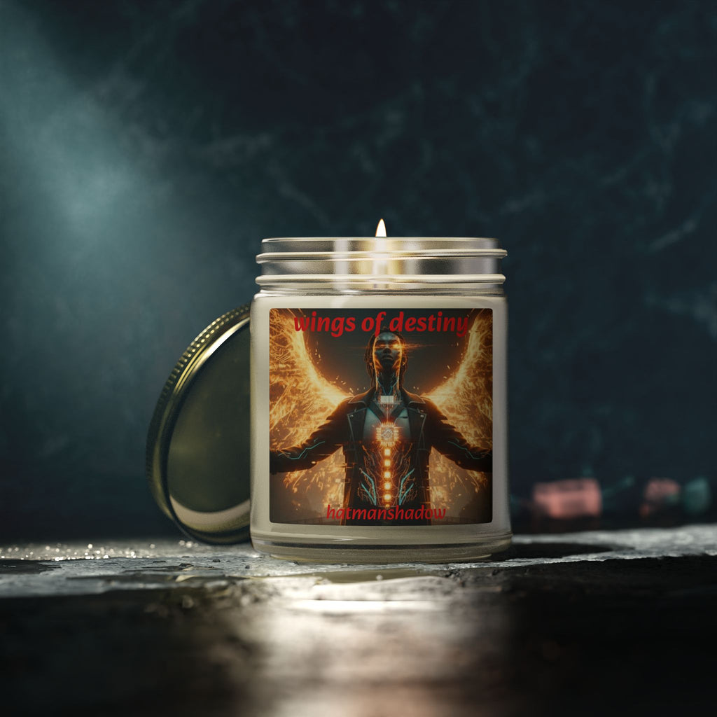 Scented Candle — Wings of Destiny (Coconut Apricot, 4oz & 9oz)