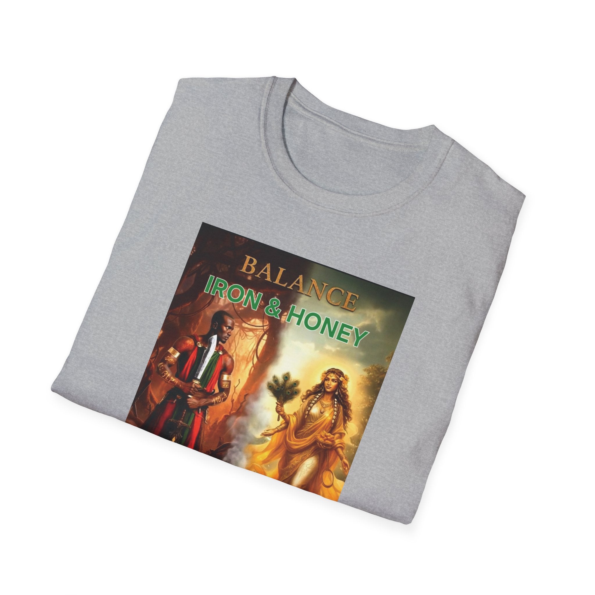 T-Shirt — 'Balance from a Honey' Spiritual Art Graphic Tee
