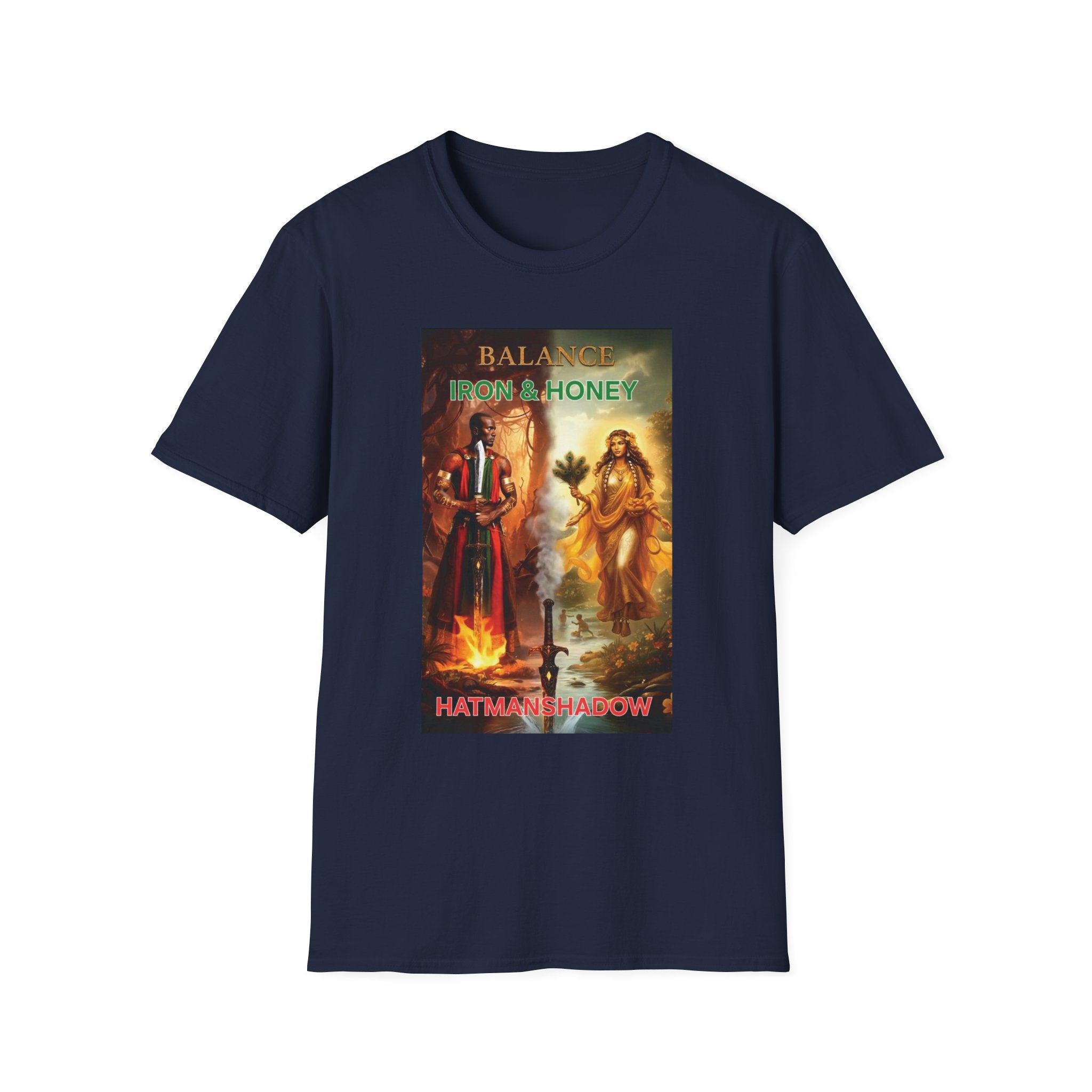 T-Shirt — 'Balance from a Honey' Spiritual Art Graphic Tee