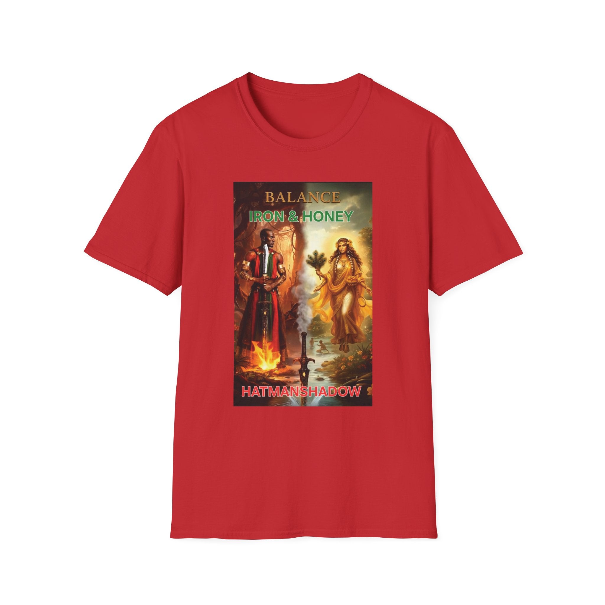 T-Shirt — 'Balance from a Honey' Spiritual Art Graphic Tee
