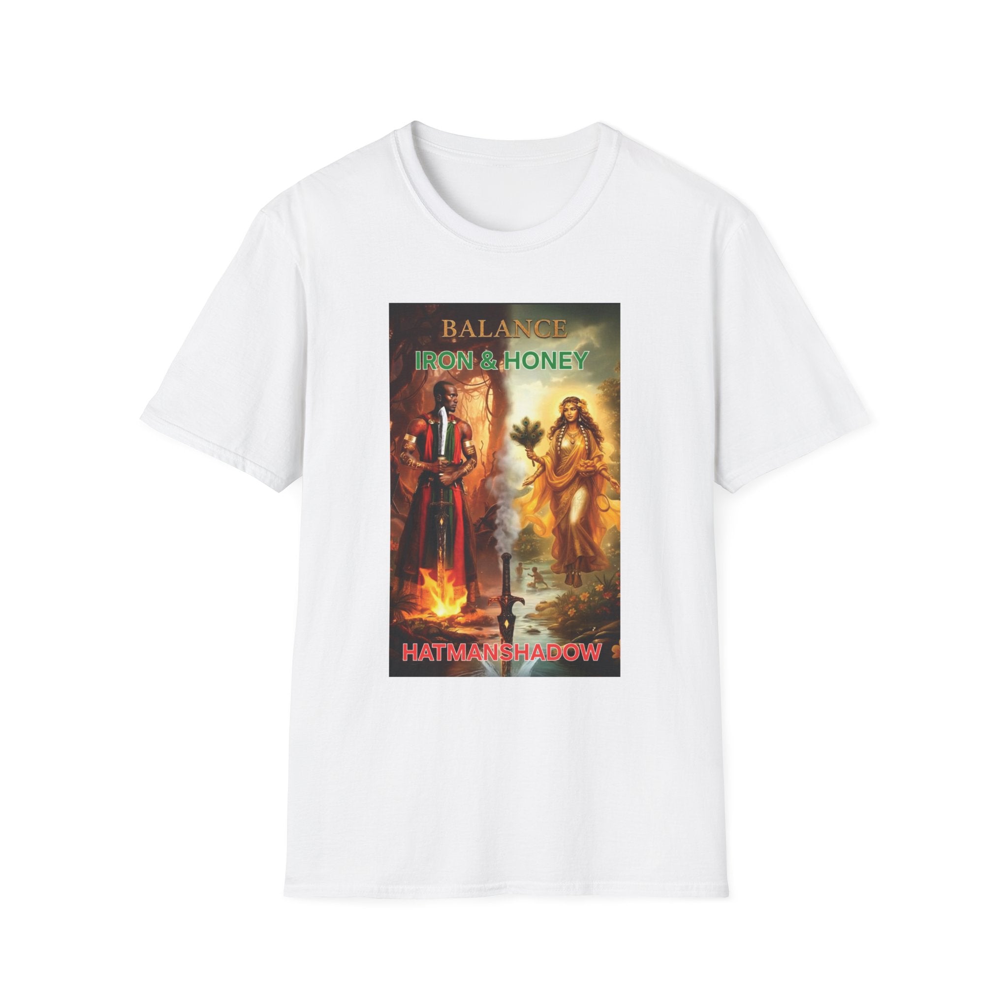 T-Shirt — 'Balance from a Honey' Spiritual Art Graphic Tee