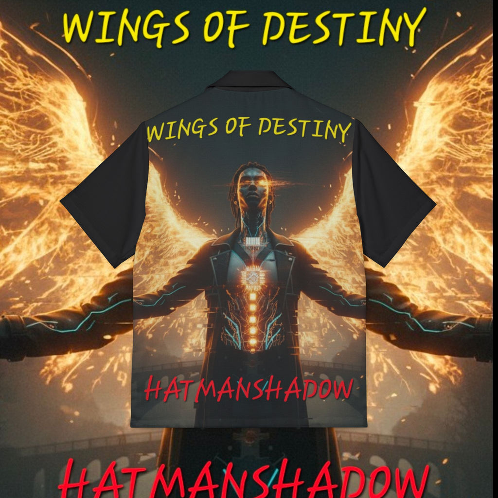 Wings of Destiny Hawaiian Camp Shirt — Fiery Angel Graphic AOP