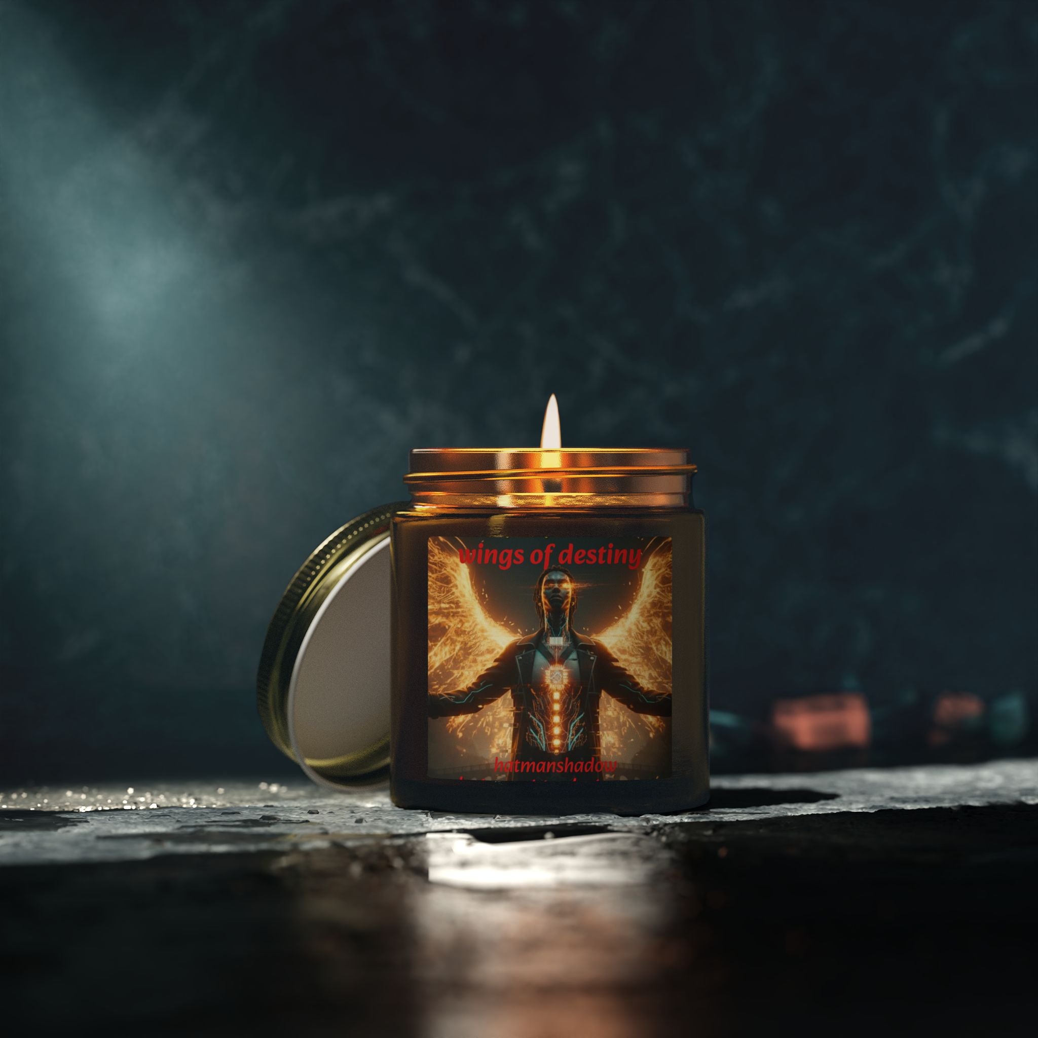 Scented Candle — Wings of Destiny (Coconut Apricot, 4oz & 9oz)