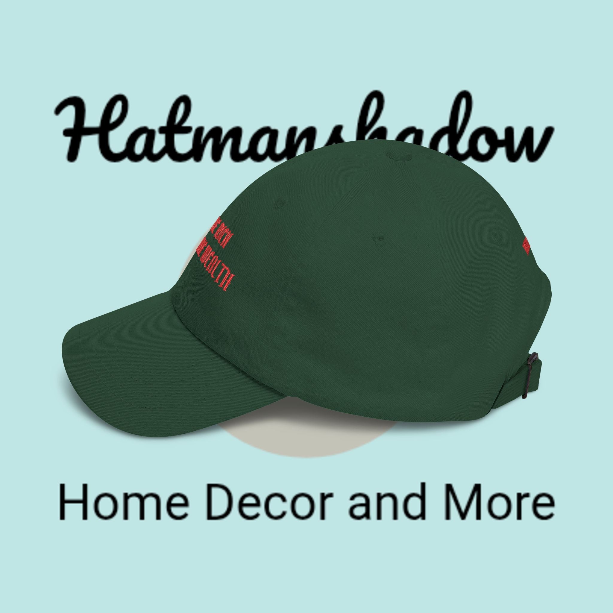 Dad Cap — "Eat The Rich, Spread The Wealth" Embroidered Political Statement Hat