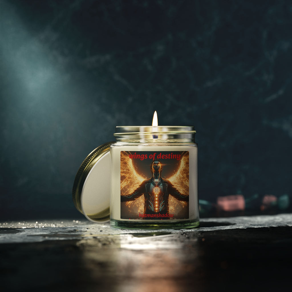 Scented Candle — Wings of Destiny (Coconut Apricot, 4oz & 9oz)
