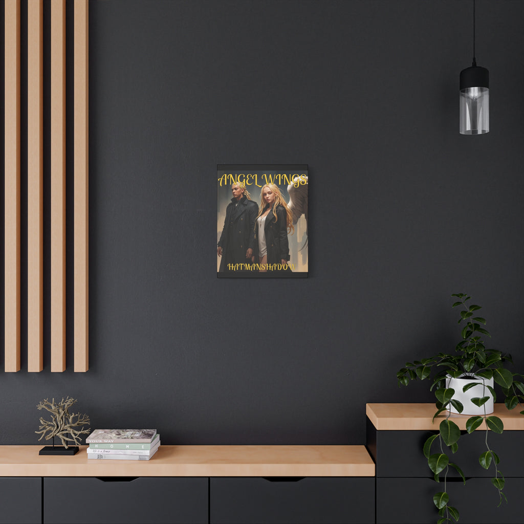 Angelic Duo Matte Stretched Canvas Wall Art