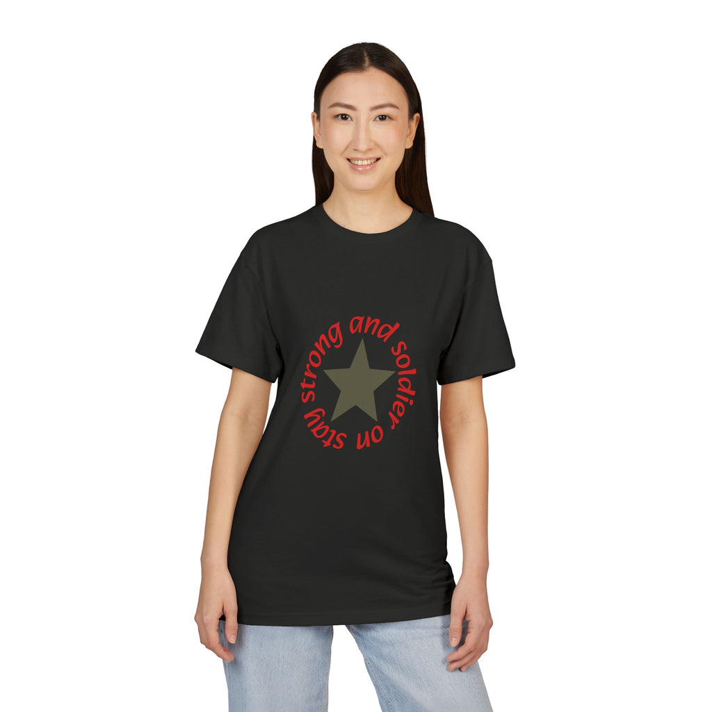 Strong and Solid: Star Graphic T-Shirt — Inspirational Casual Tee