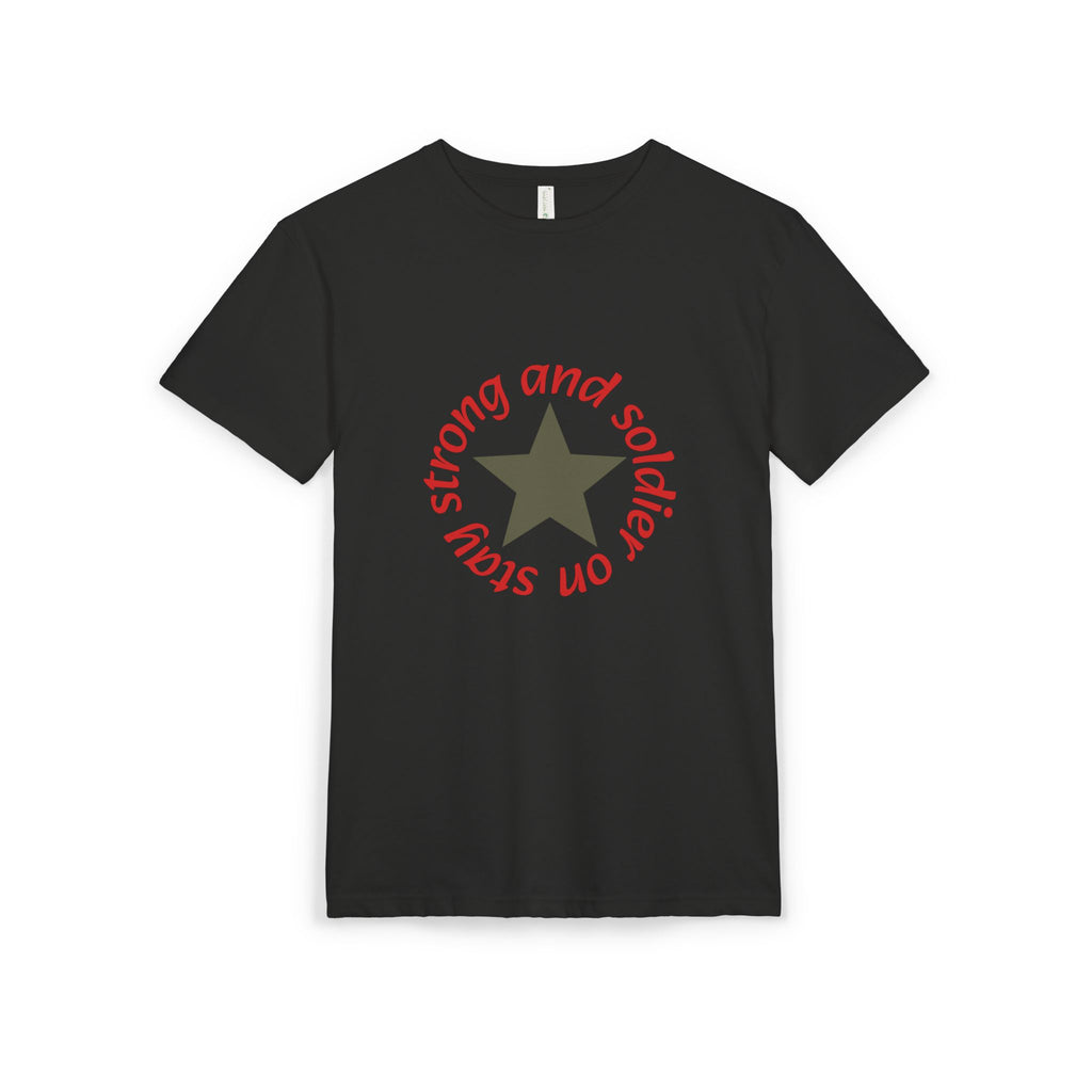 Strong and Solid: Star Graphic T-Shirt — Inspirational Casual Tee