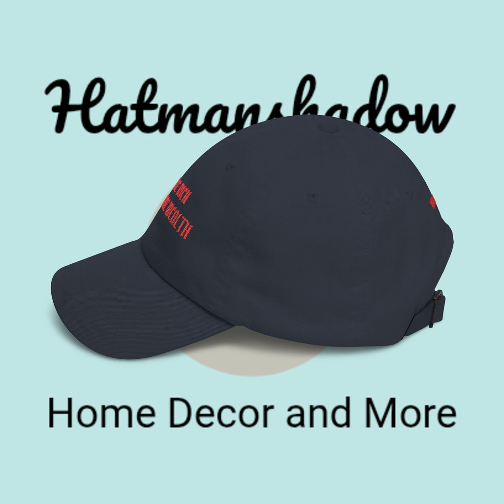 Dad Cap — "Eat The Rich, Spread The Wealth" Embroidered Political Statement Hat