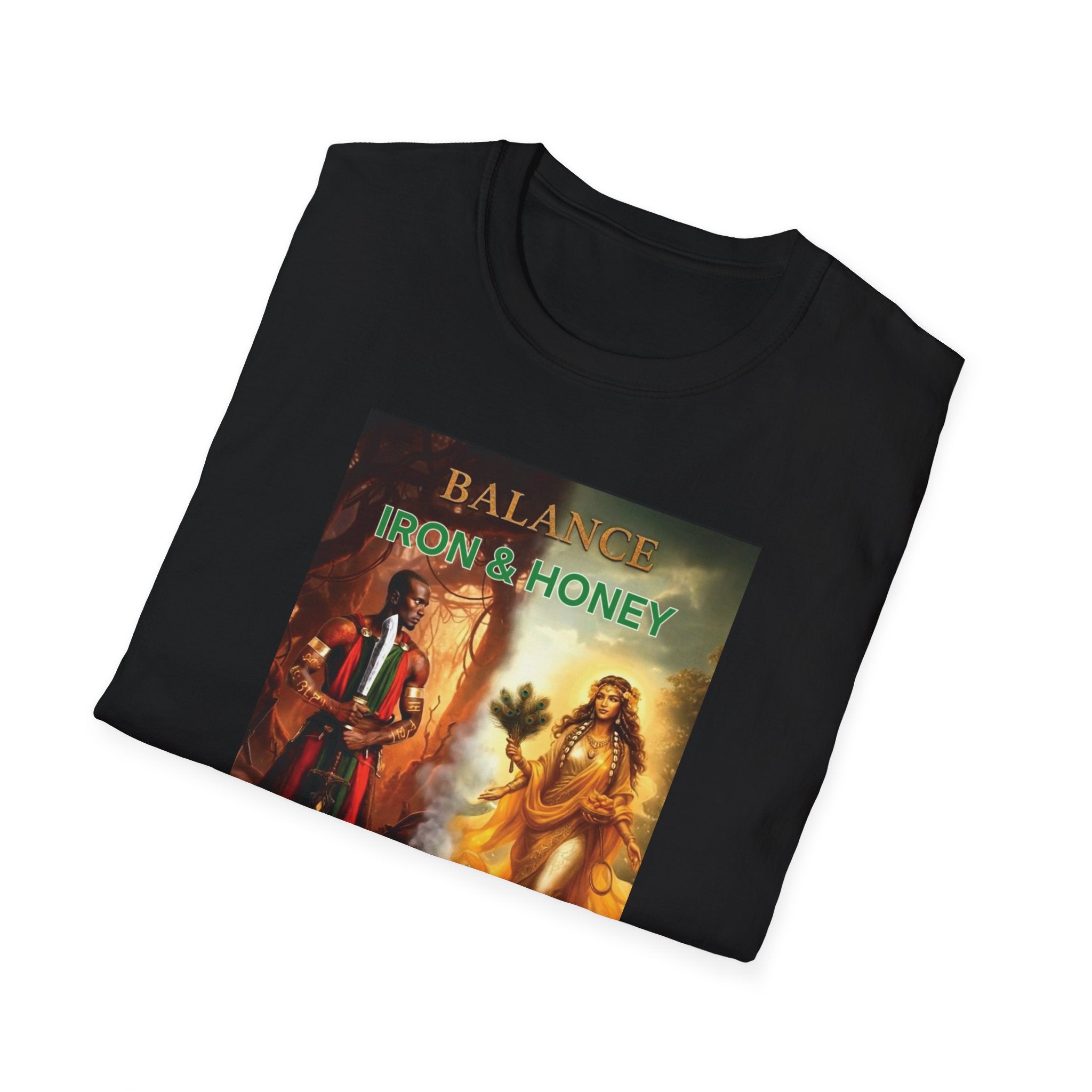 T-Shirt — 'Balance from a Honey' Spiritual Art Graphic Tee