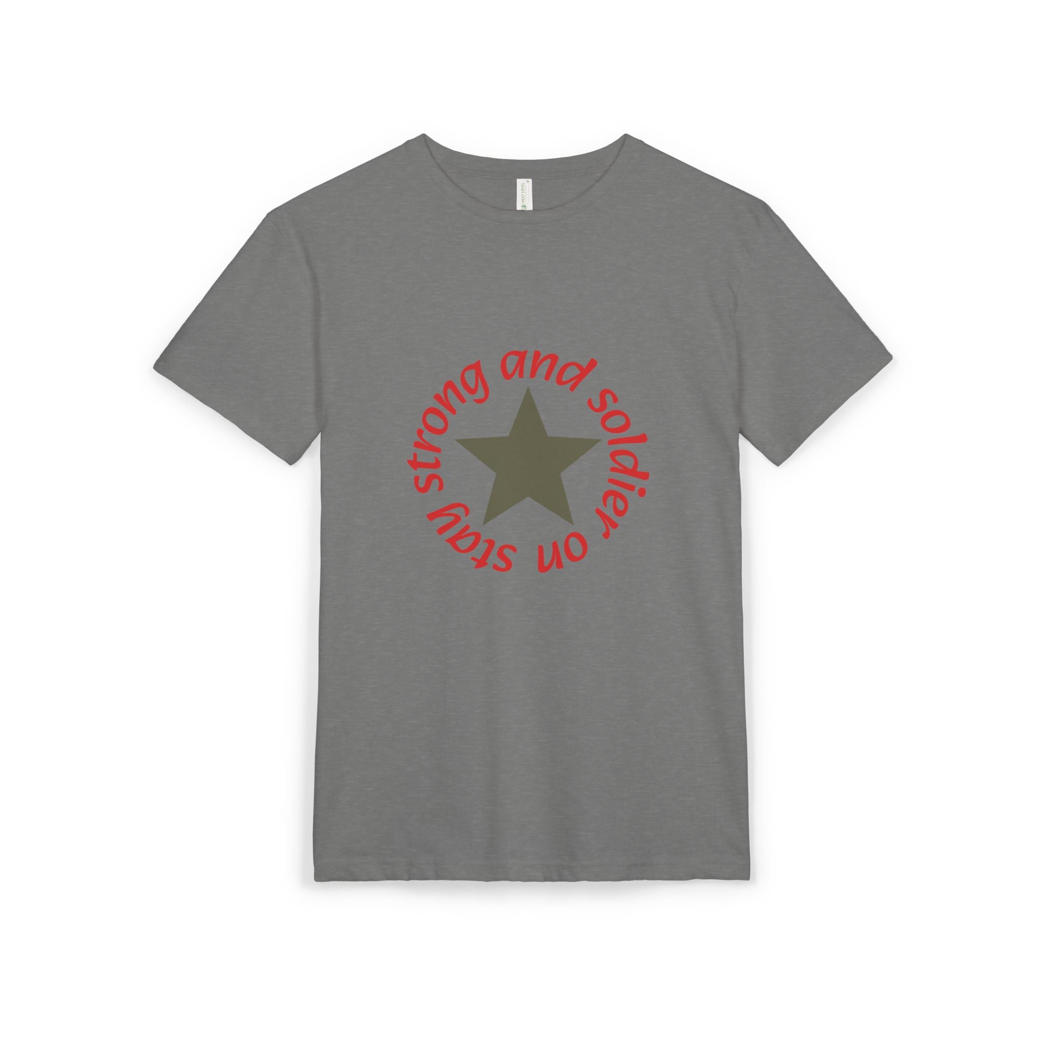Strong and Solid: Star Graphic T-Shirt — Inspirational Casual Tee