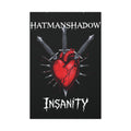 Insanity Band Canvas Art Wrap – Heart & Daggers Wall Art
