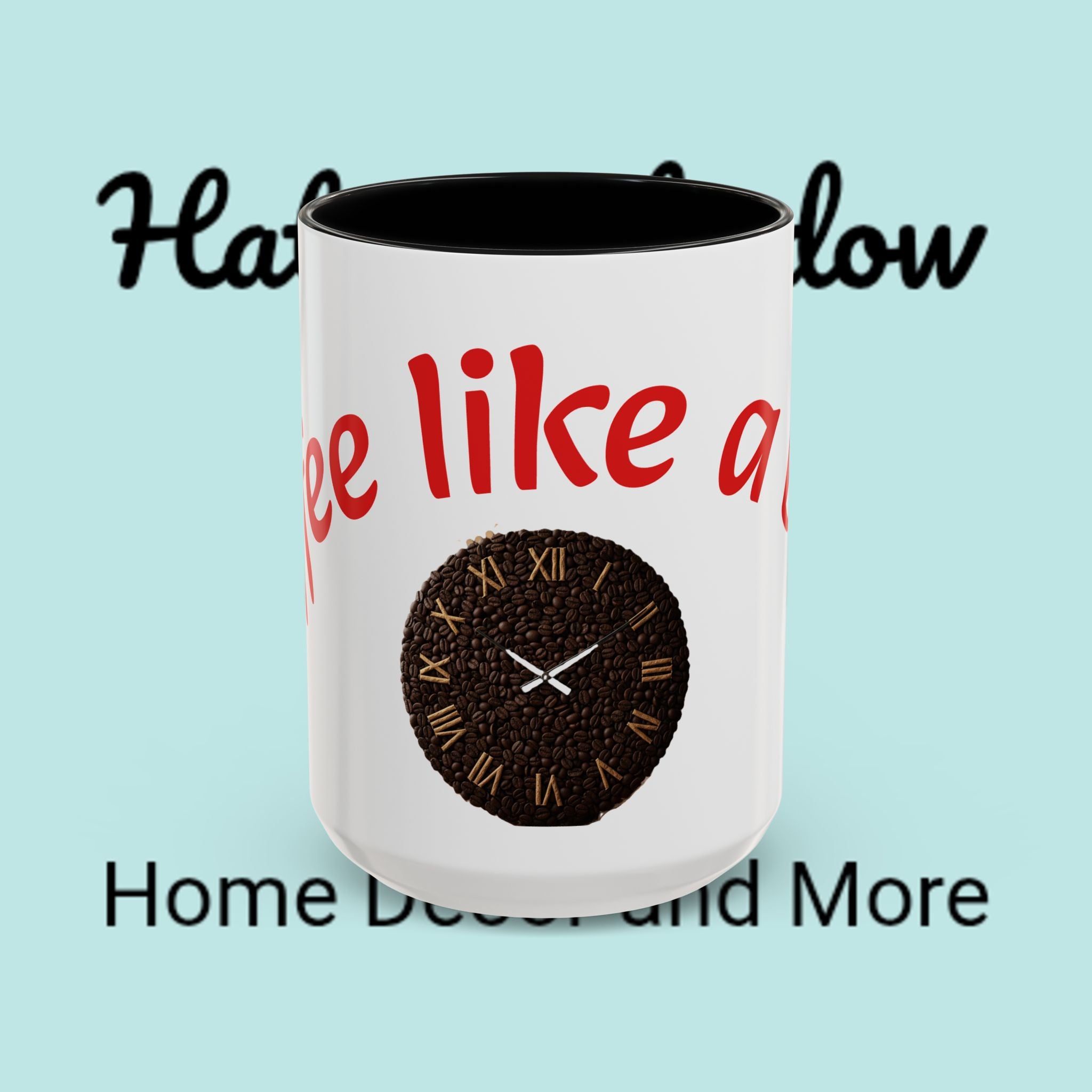 Boss Vibes Accent Coffee Mug — 'Coffee like a boss' Motivational Office Mug (11/15oz)