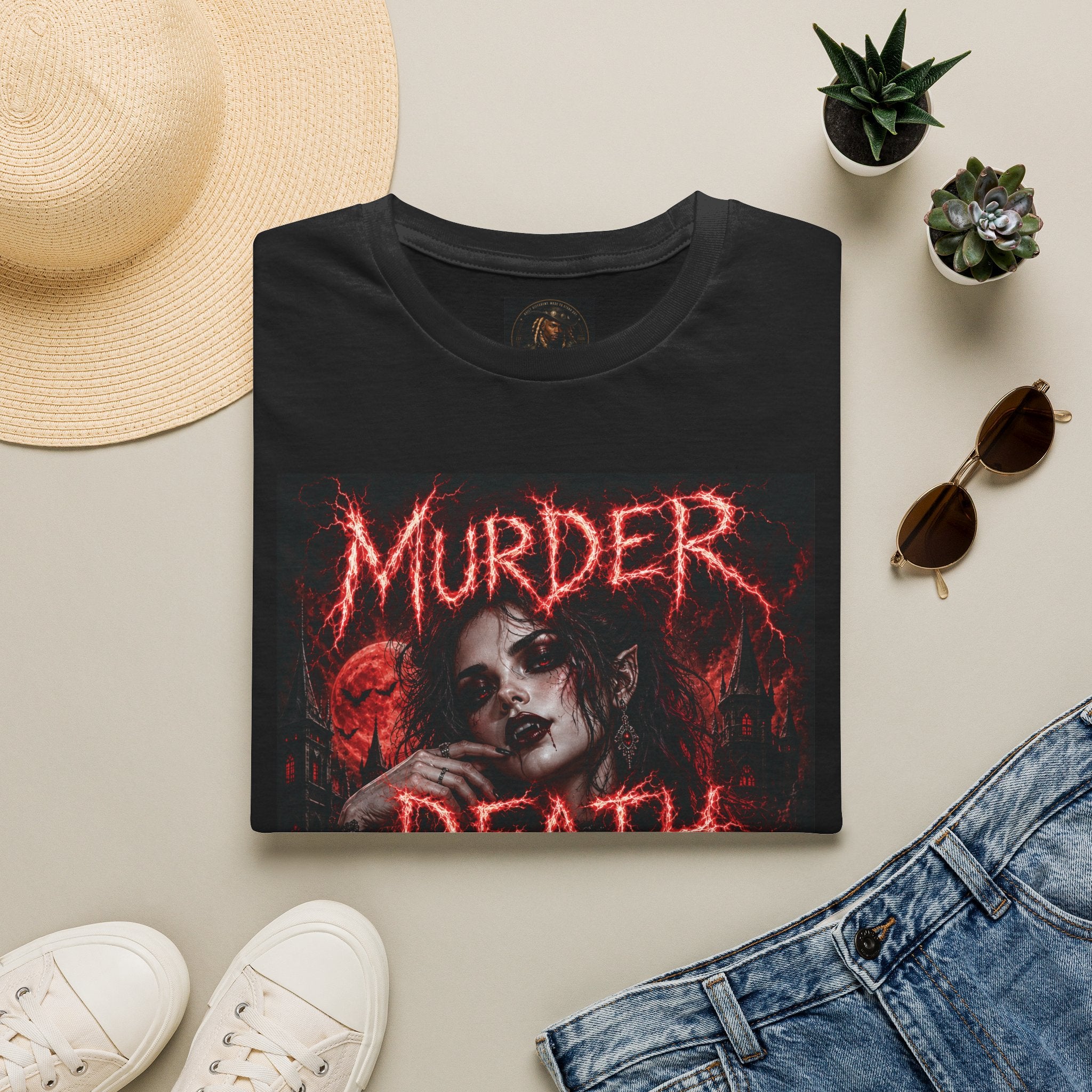 Murder Death Tacos T-Shirt — Gothic Horror Graphic Tee