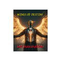 Fine Art Poster — "Wings of Destiny" Cyberpunk Angel Wall Art