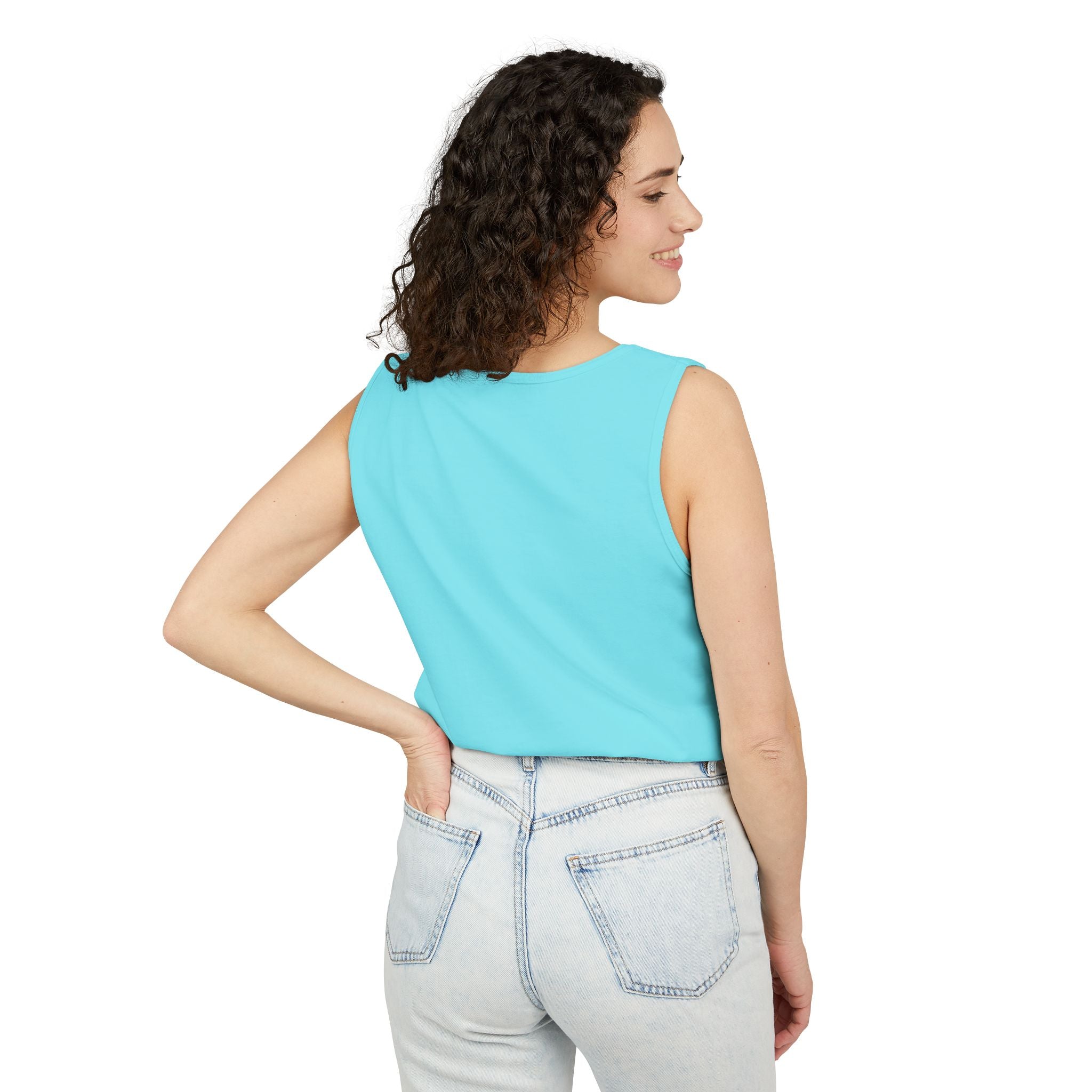 Buddha Under Bodhi Tree Tank Top — 'Be Hellow & Thoughtful' Spiritual Meditation Tee