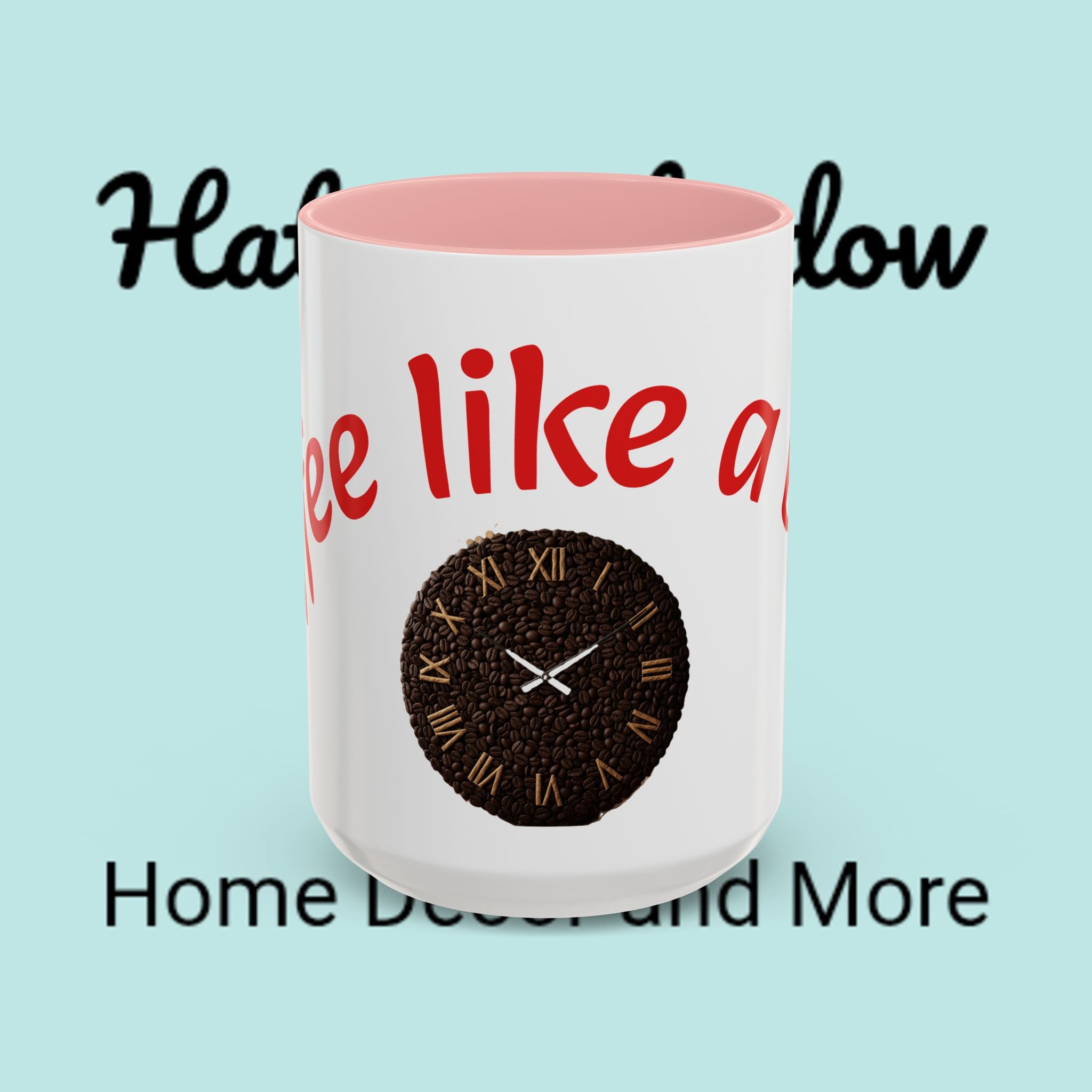 Boss Vibes Accent Coffee Mug — 'Coffee like a boss' Motivational Office Mug (11/15oz)
